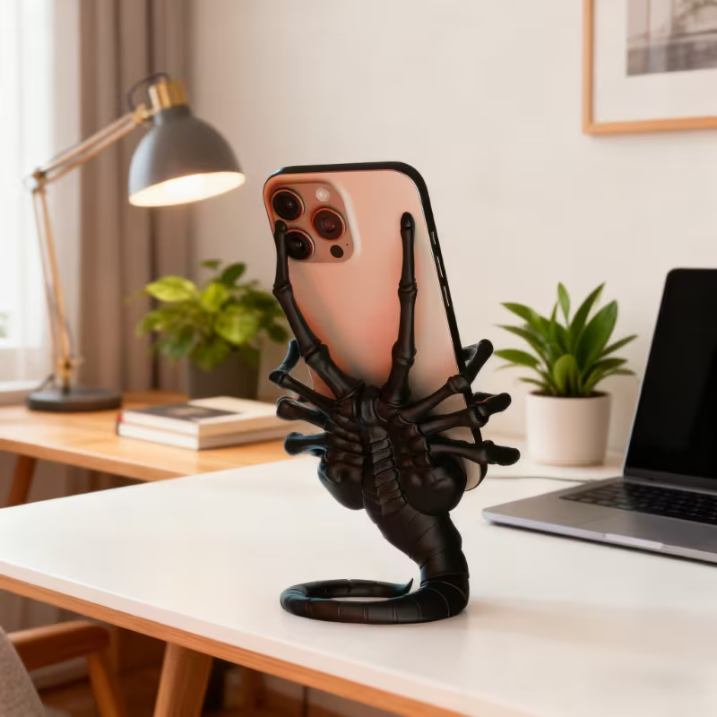 Phone Accessories Toys - Support de téléphone créatif Alien Facehugger,