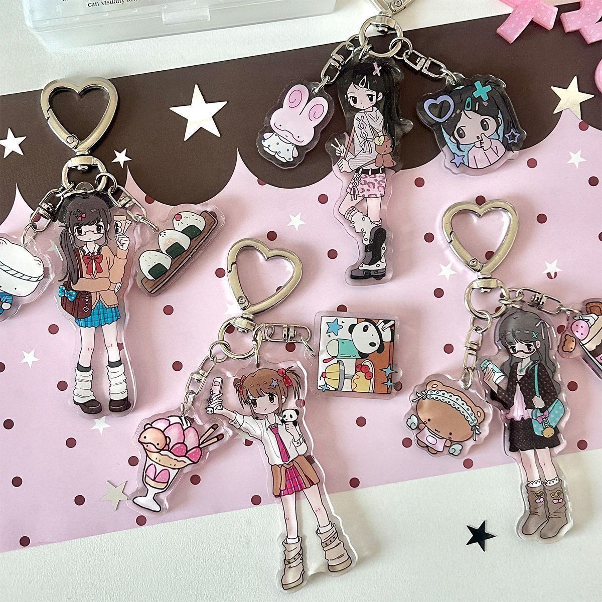Phone Accessories Toys - Accessoires de téléphone en acrylique esthétique