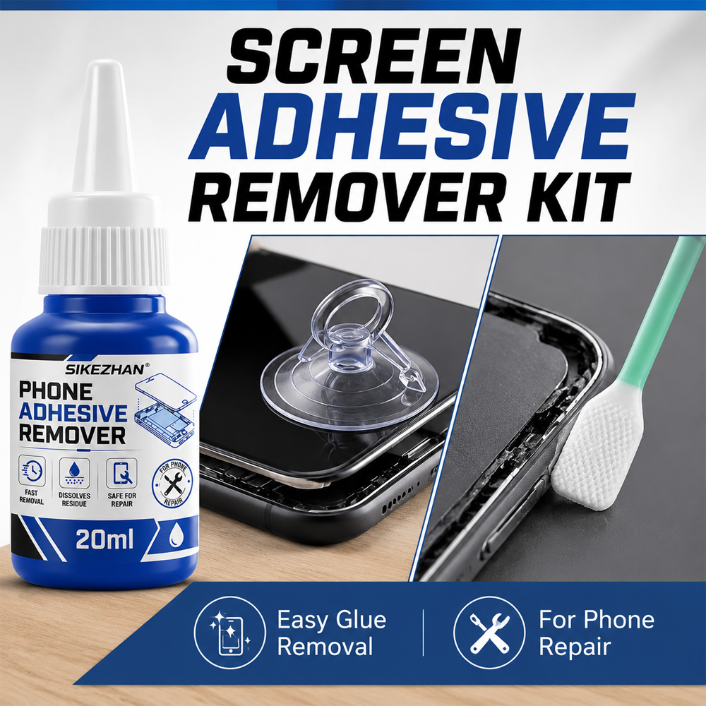 Phone Accessories Kit - Kit professionnel de dissolvant d'adhésif pour