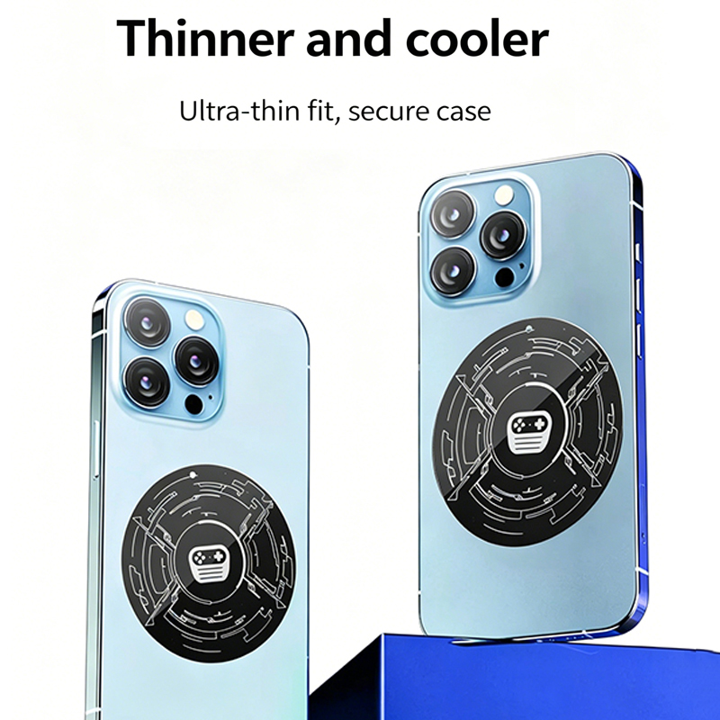 Phone Accessories Android - Autocollant magnétique ultra-fin en forme d'anneau