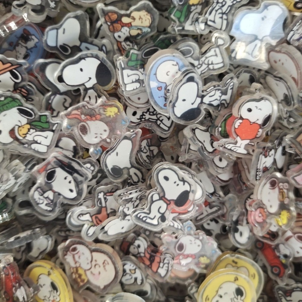 Phone Accessories Toys - 50-100 Pièces 2cm Snoopy Plaques Acryliques
