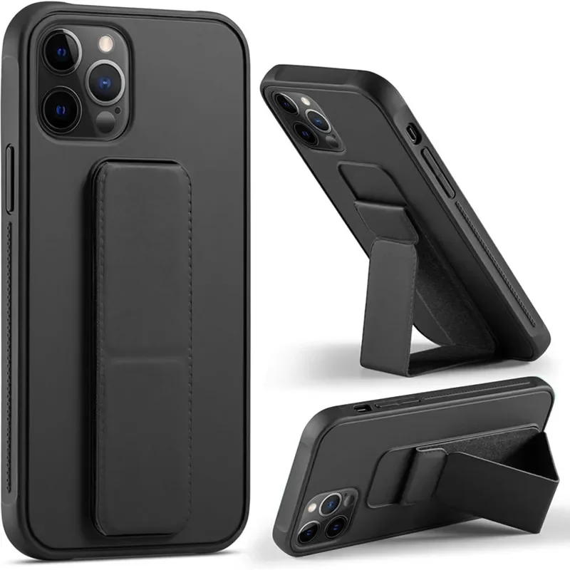 Phone Accessories Online - Étui avec dragonne à béquille magnétique,