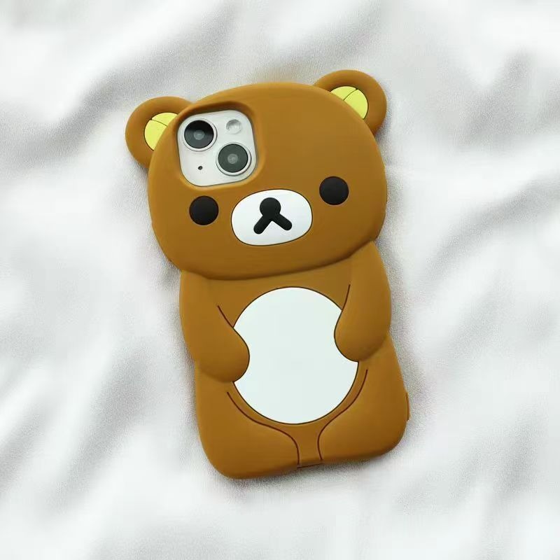 Phone Accessories Online - Coque de téléphone en silicone Rilakkuma,