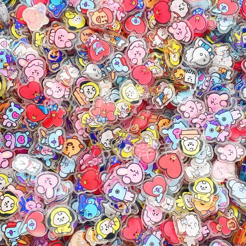 Phone Accessories Toys - 60 pièces de feuilles acryliques Kawaii
