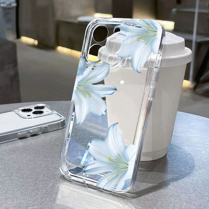 Phone Accessories Iphone - Coque de téléphone transparente élégante motif