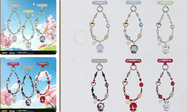 Phone Accessories Blind Box - Sangle de téléphone Honkai: Star Rail,