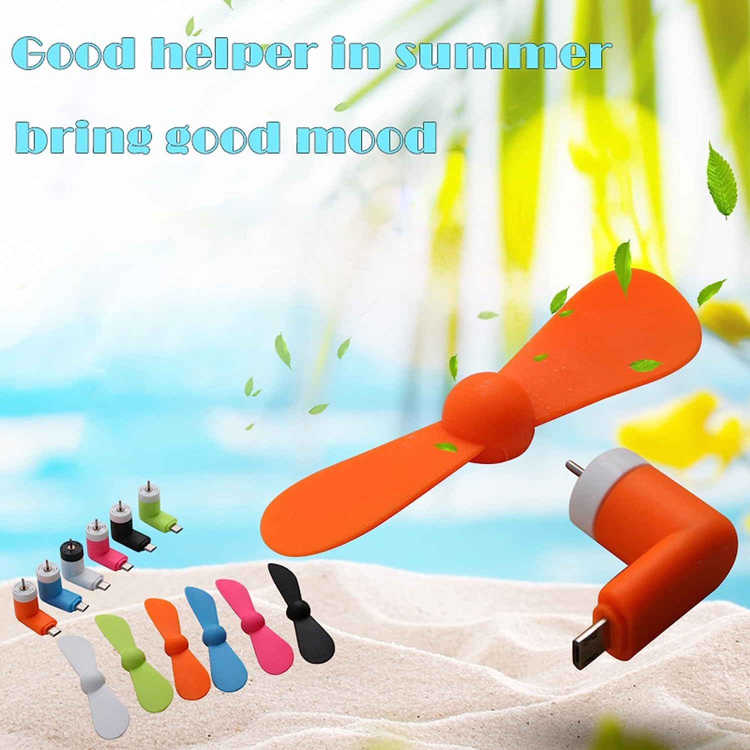 2 mini-ventilateurs portables  - Phone Cooling Fan avis et prix