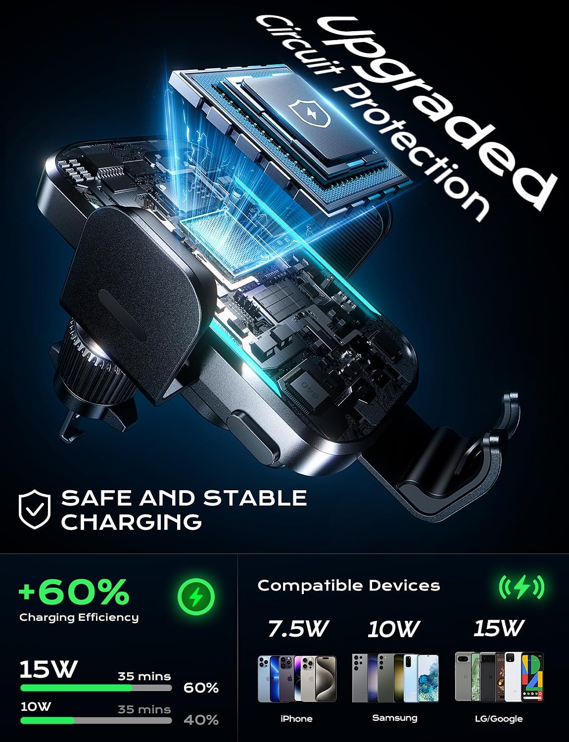 UYUXIO chargeur de voiture san - Phone Cooling Fan avis et prix