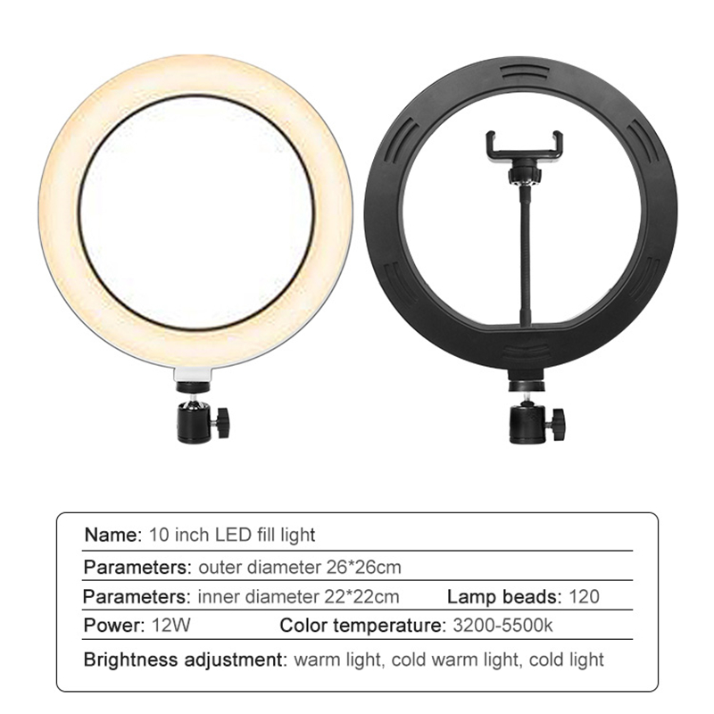 Anneau lumineux LED circulaire - Youtube Phone Accessories avis et prix