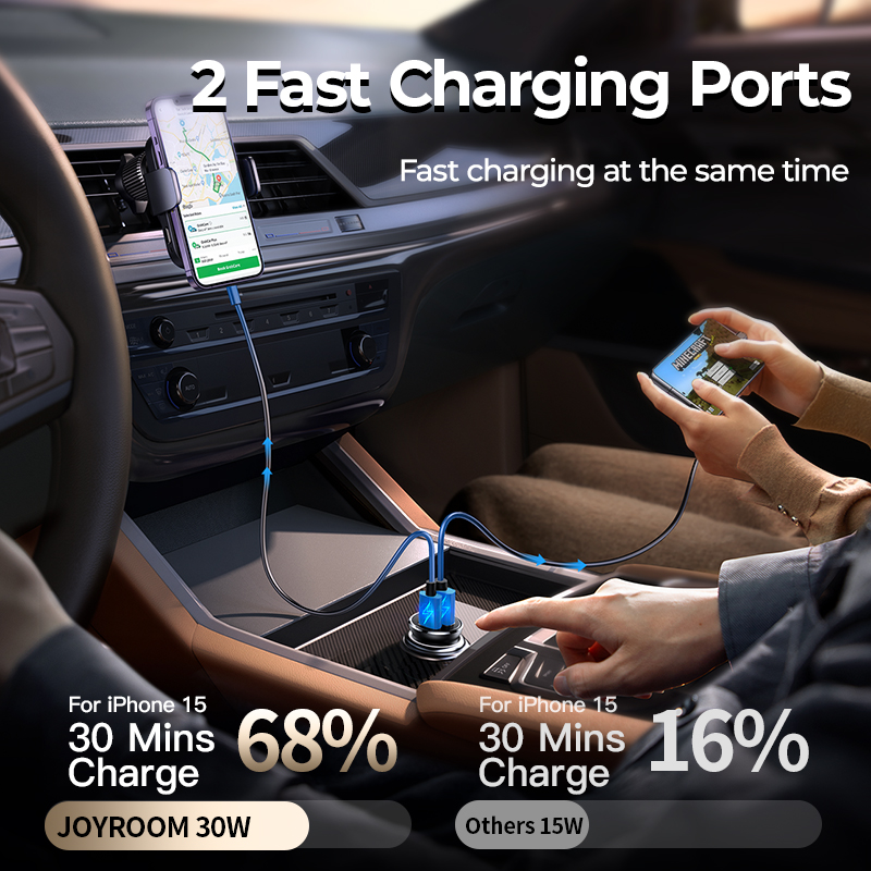 Joyroom-Chargeur de voiture 30 - Phone Accessories Android avis et prix