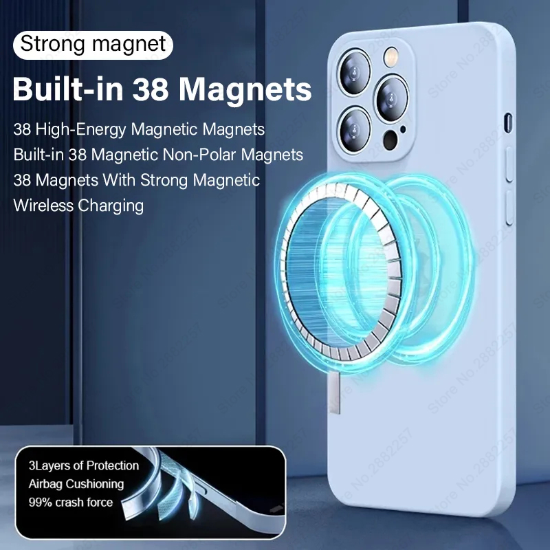 Coques magnétiques en silicone - Phone Accessories Online avis et prix