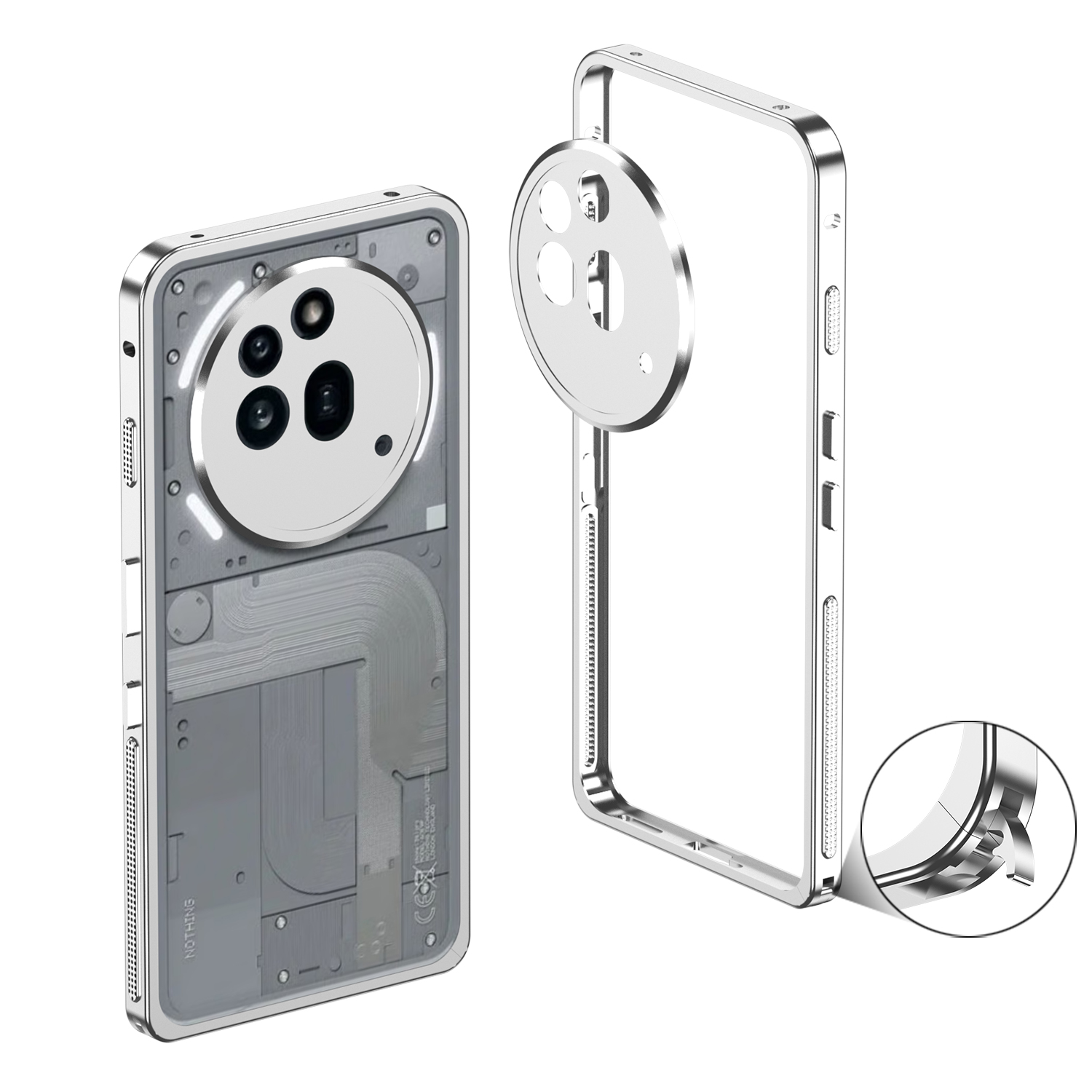 Étui pare-chocs de luxe pour r - Phone Accessories Nothing avis et prix