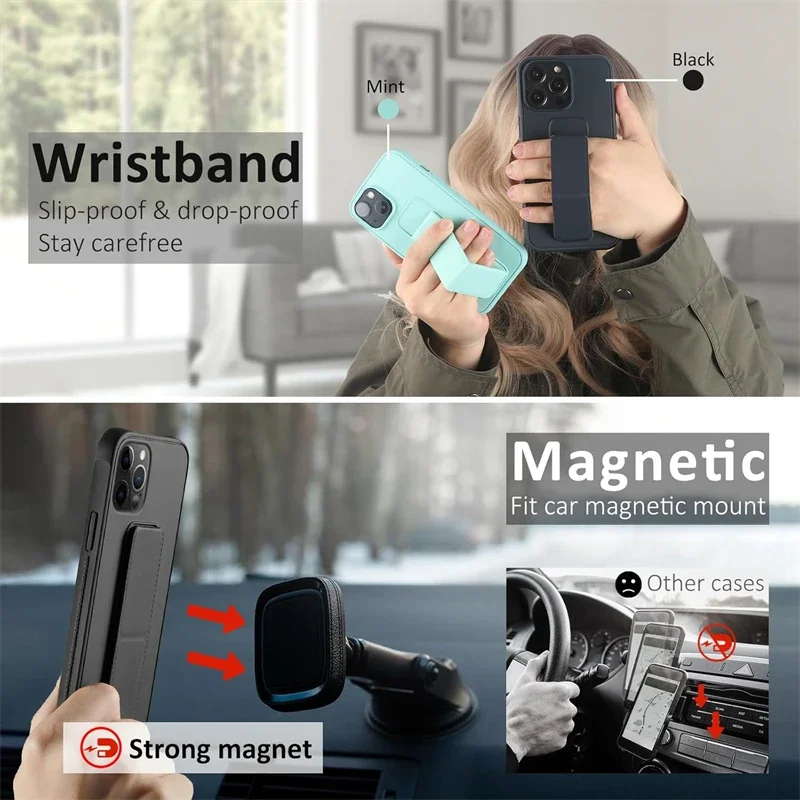 Étui avec dragonne à béquille  - Phone Accessories Online avis et prix