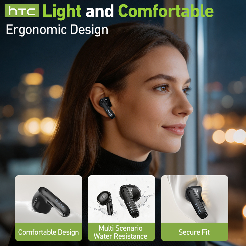 Écouteurs de jeu sans fil hTC  - Wireless Earbuds Case avis et prix